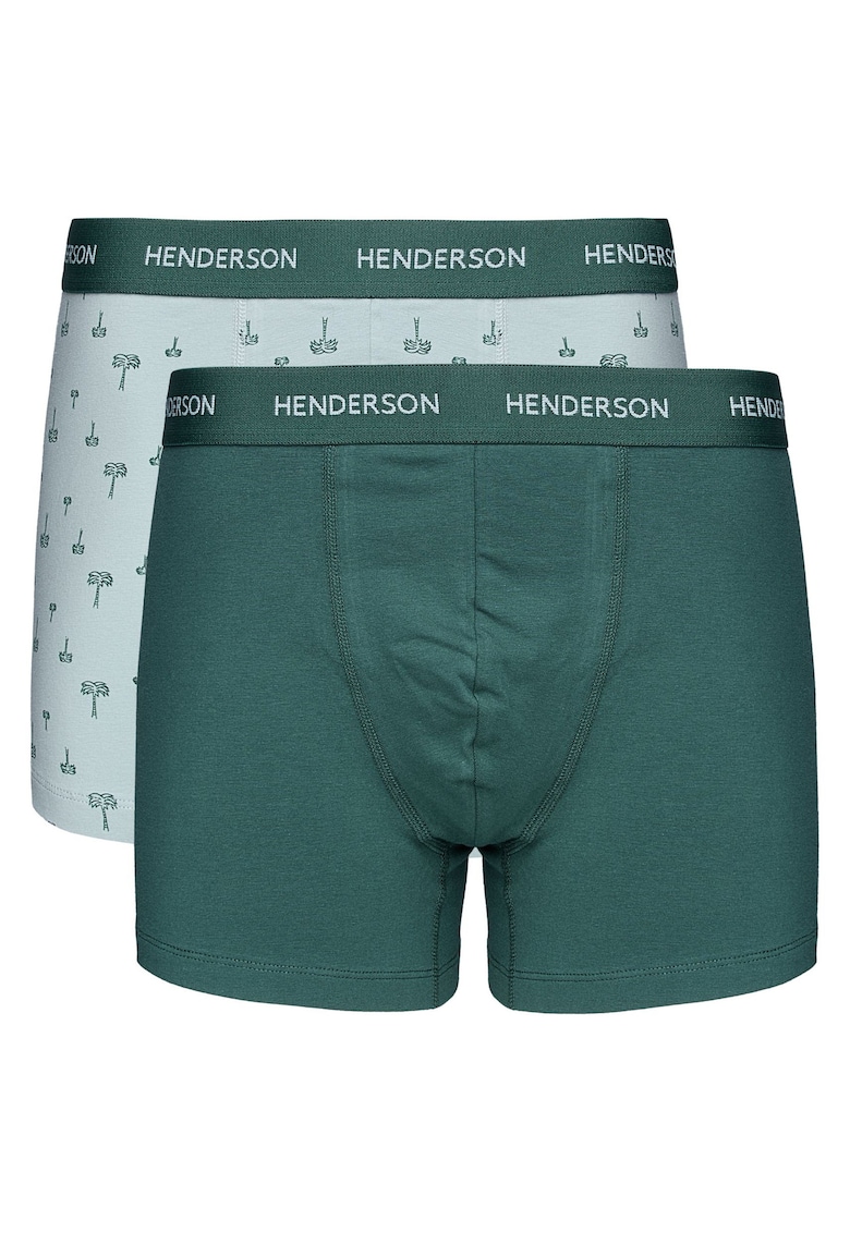 Boxeri barbati - set 2 perechi - verde