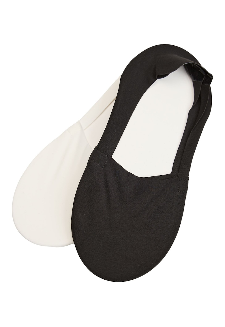 Sosete dama - set 2 perechi - invizibile - alb-crem - 39/41