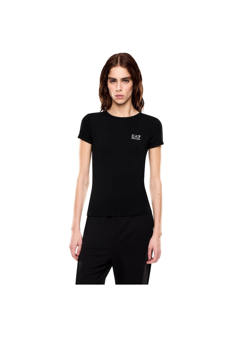 Tricou EA7 Natural Ventus7 W 55364 - Negru