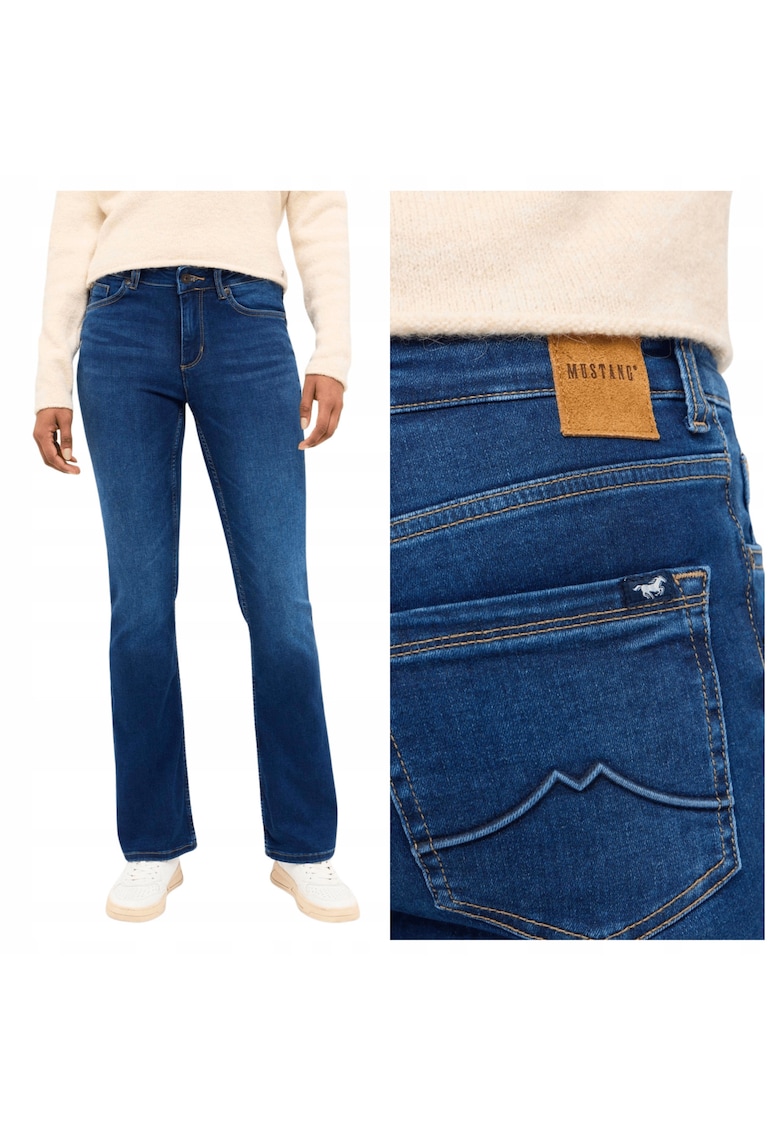 Blugi Dama - Shelby Slim Boot - Slim Fit - Albastru - Albastru