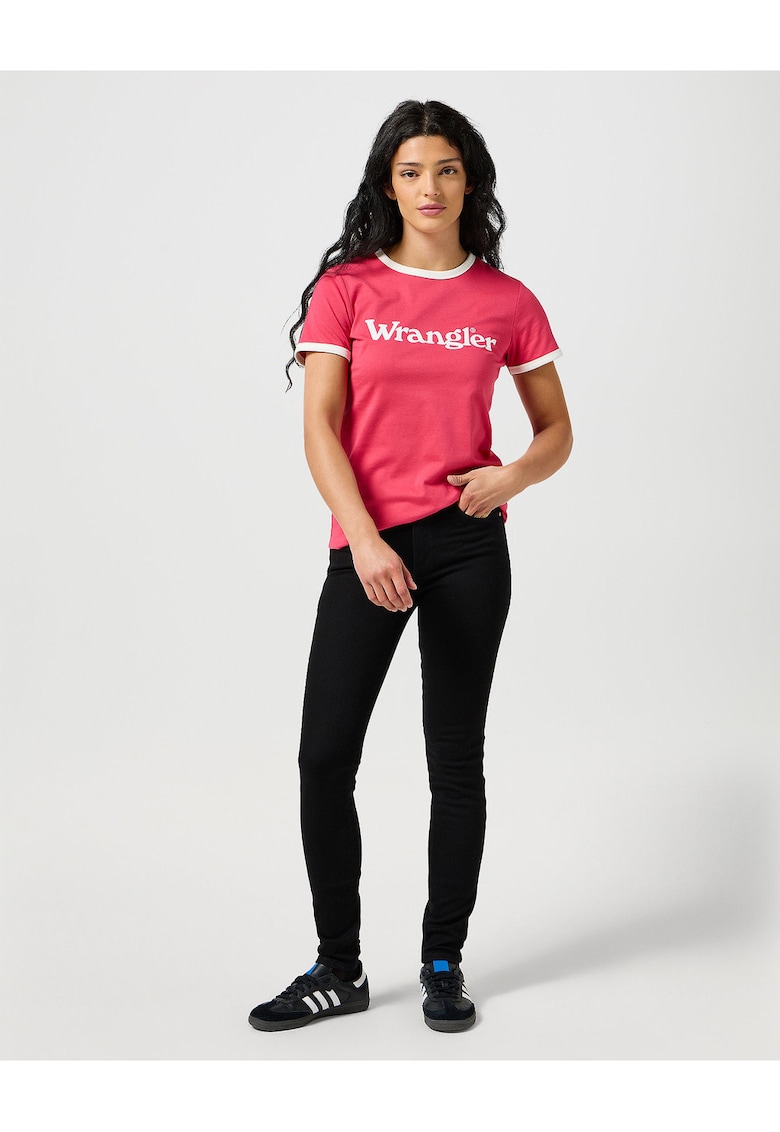 Дамски дънки - High Skinny - Skinny Fit - Висока талия - Цип - Дълги - 5 джоба - Памук - W27-L30 US - Черен