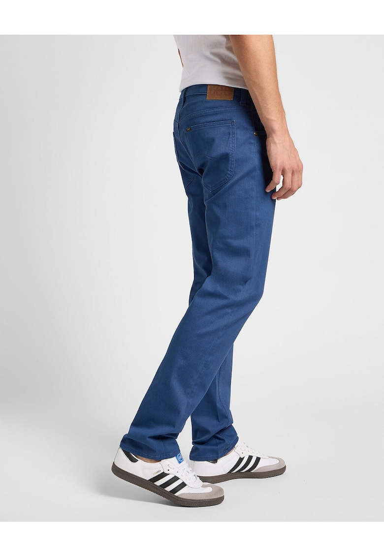 Blugi Barbati - Daren Zip Fly - Straight Fit - Talie Joasa - Lungi - Fermoar - 5 Buzunare - Bumbac - W33-L30 US - Albastru