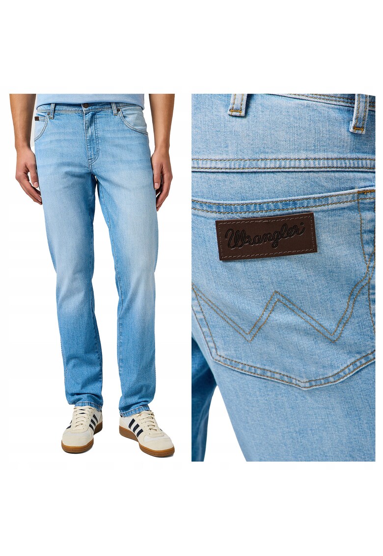 Blugi Texas Slim pentru Barbati - Albastru