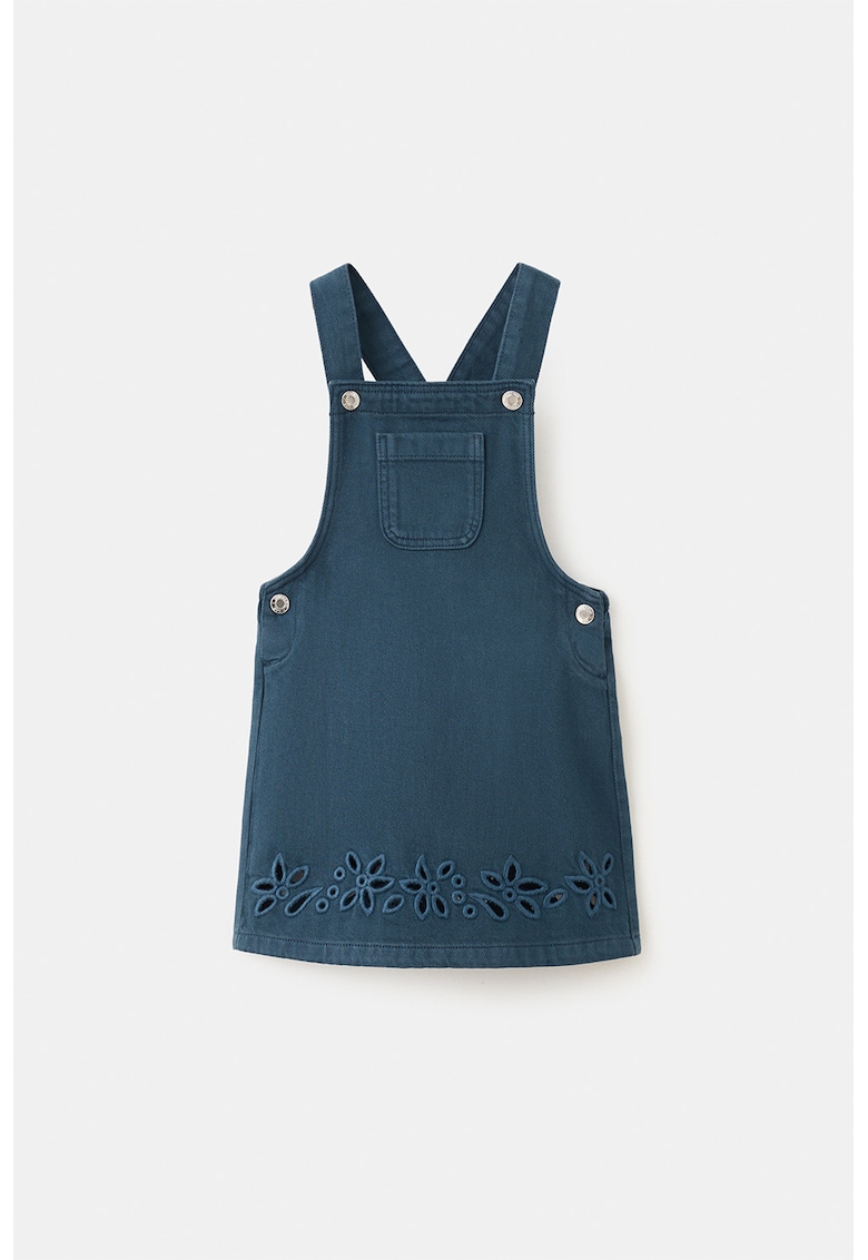 Rochie-sarafan cu decupaje - Albastru inchis