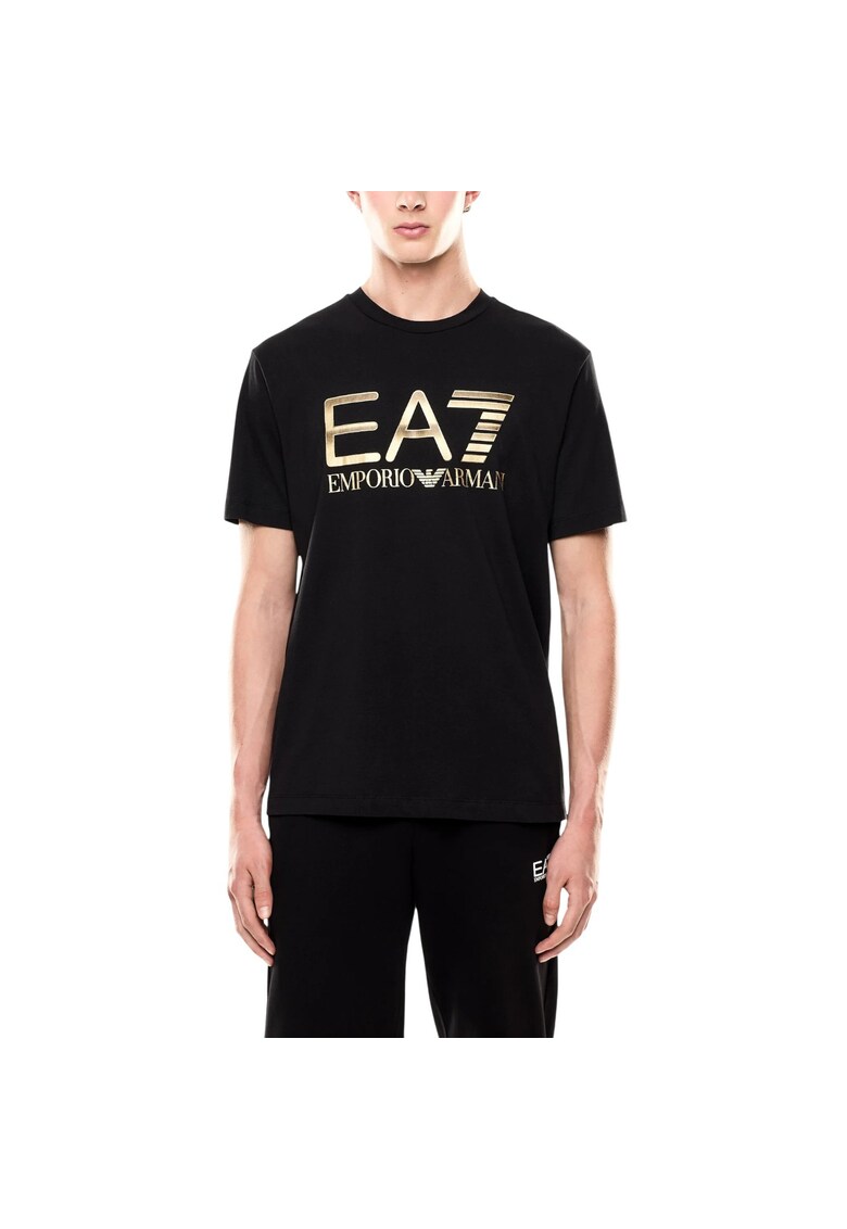 Tricou EA7 Train Core Id M Big Logo S 55481 - Auriu/Negru