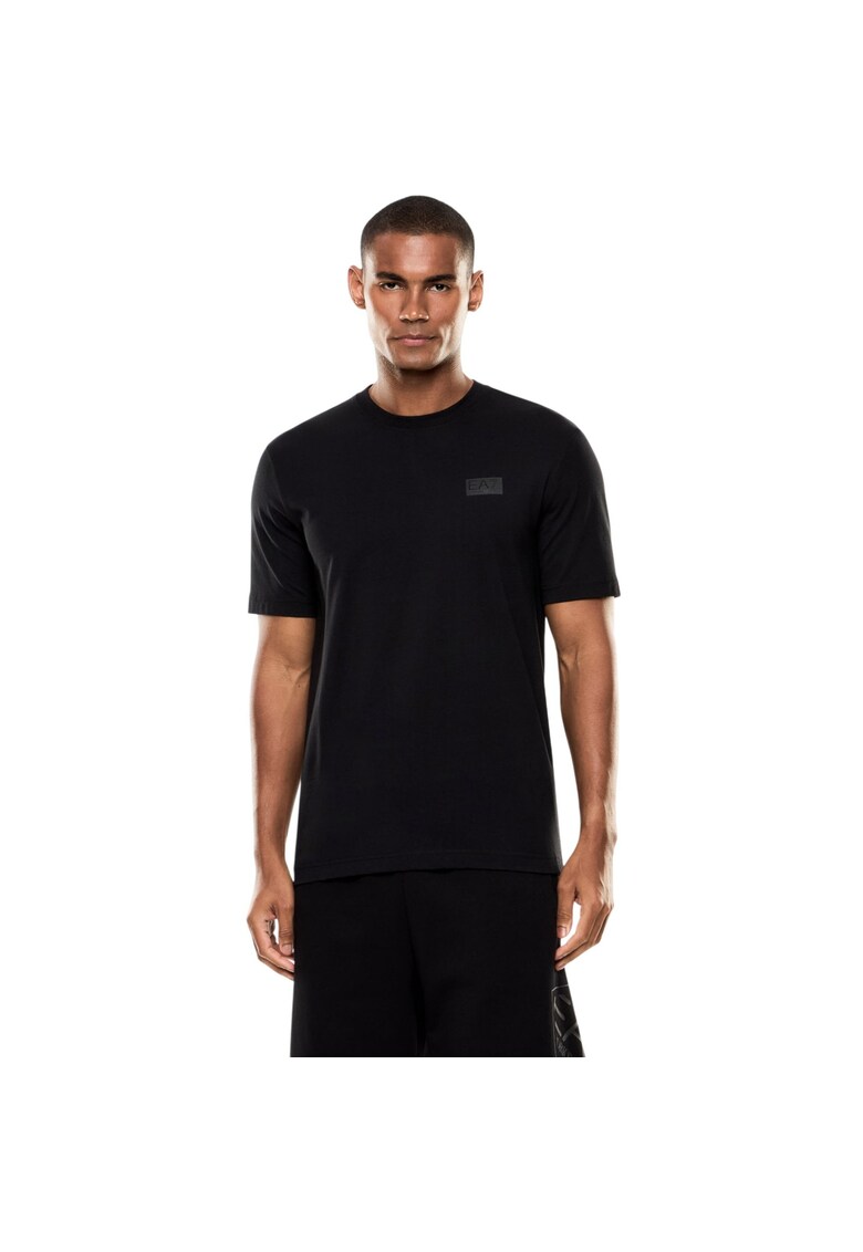 Tricou EA7 Train Logo Series M Oversize 55458 - Negru
