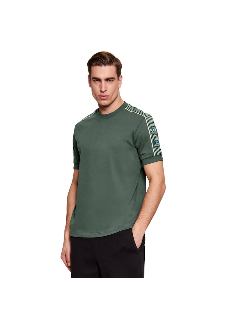 Tricou EA7 Train Logo Series M SS PRE 55391 - Verde
