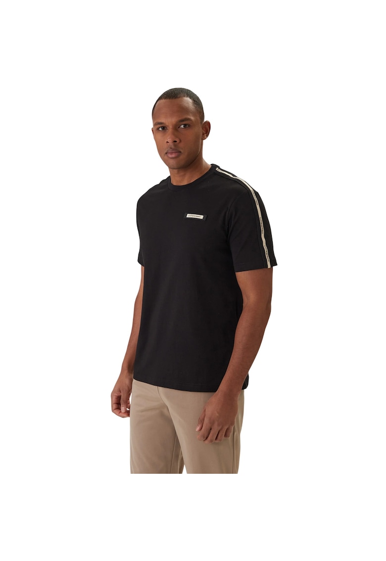 Tricou EA7 Train Logo Series Man SS EXT 55324 - Negru