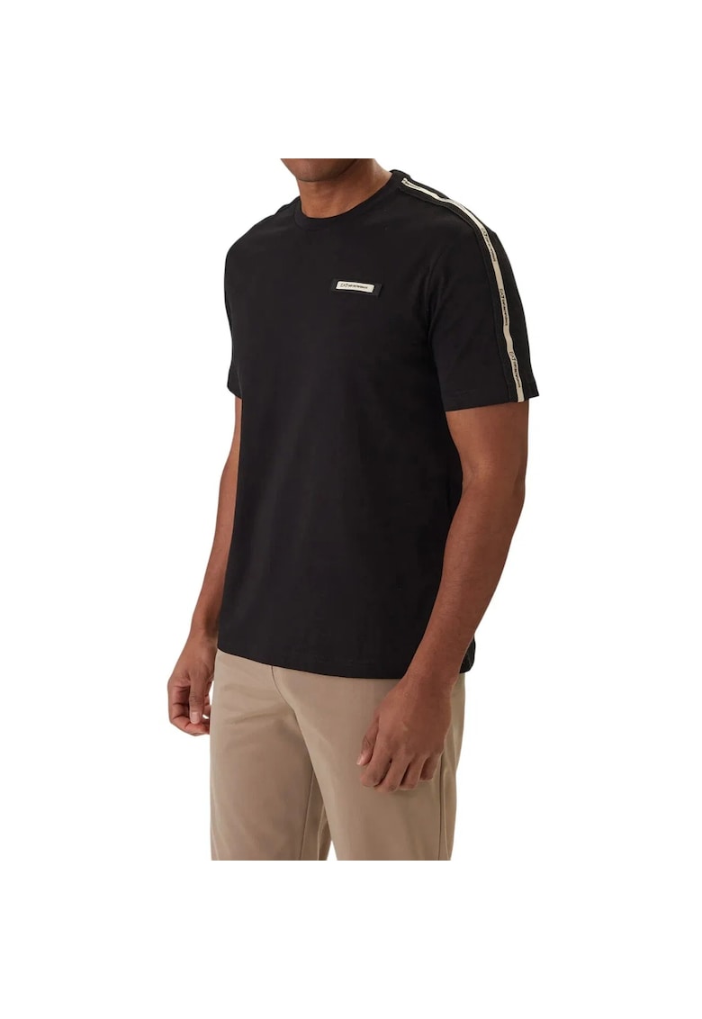 Tricou EA7 Train Logo Series Man SS EXT 55324 - Negru