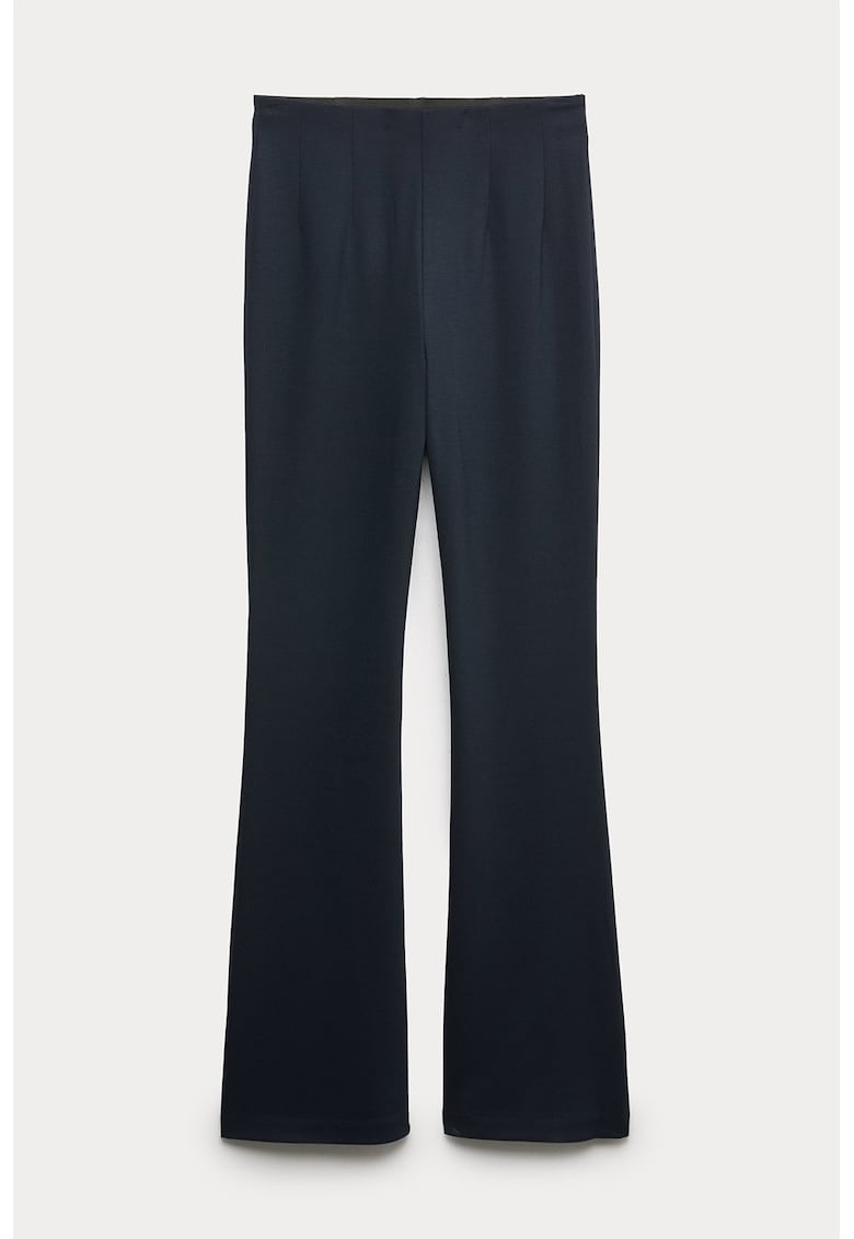 Pantaloni slim fit cu talie inalta - Albastru ultramarin
