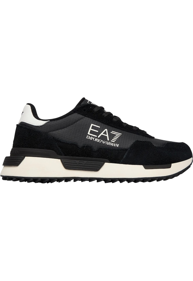 Pantofi sport EA7 Vintage Running Nylon 55567 - Alb/Negru