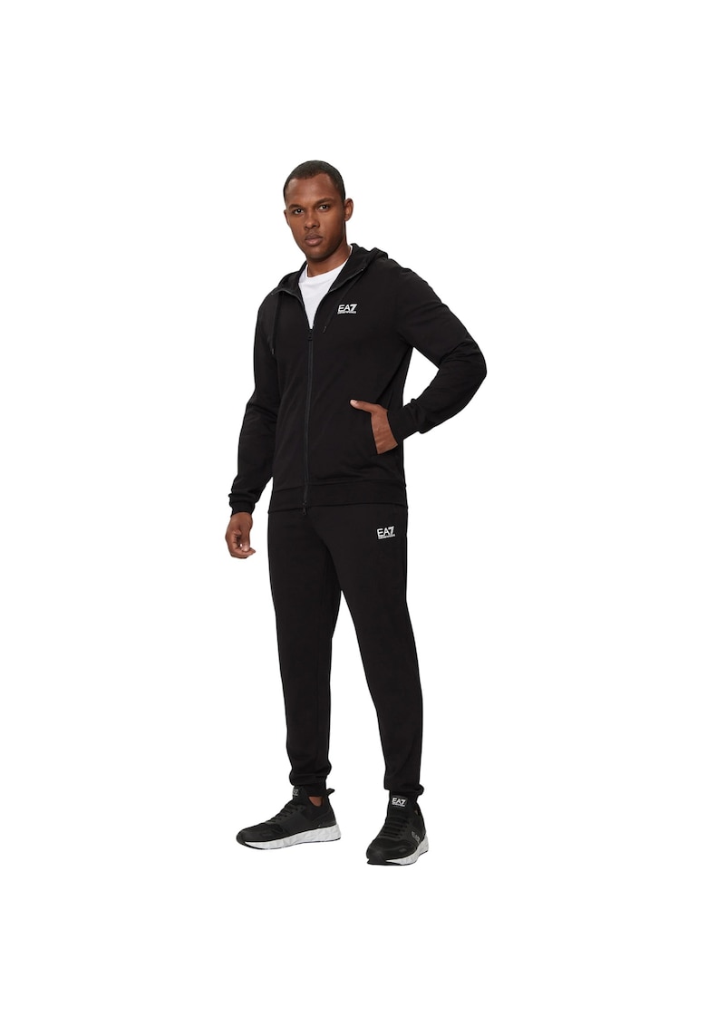 Trening EA7 Train Core ID M Hoodie Zip 55506 - Negru
