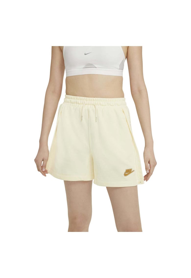 Pantaloni scurti sport dama - galben -