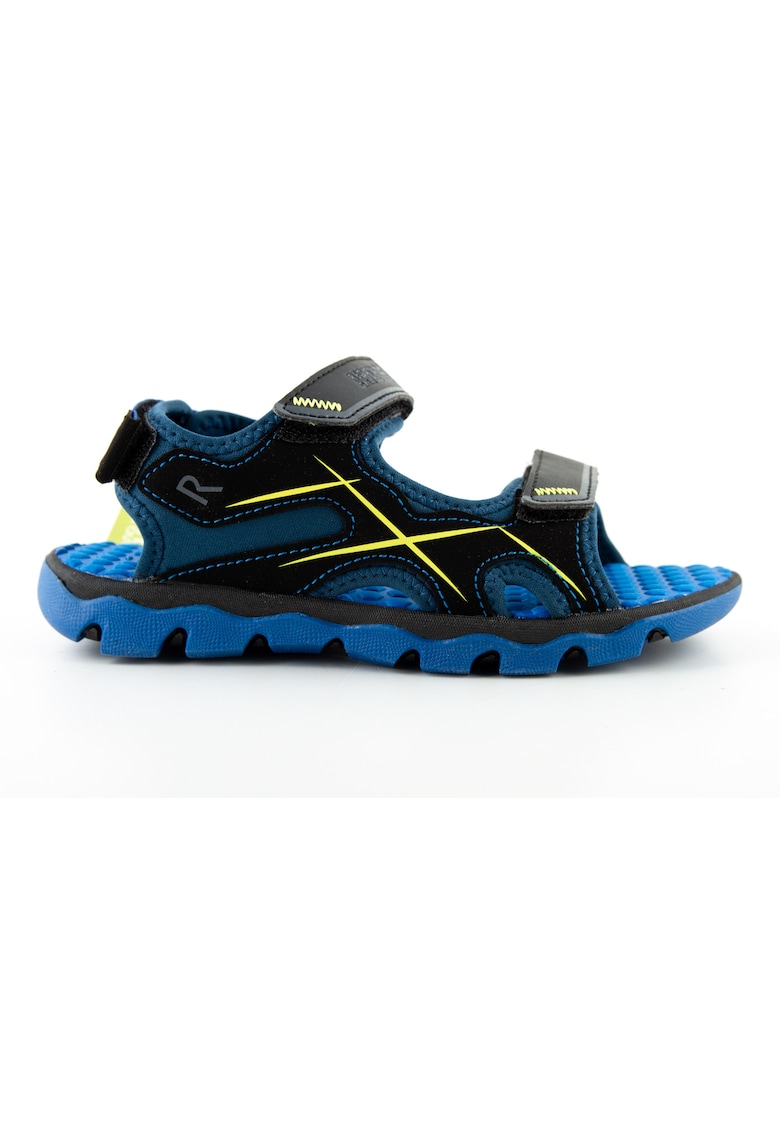 Sandale cu inchidere velcro si detalii contrastante Kota Drift