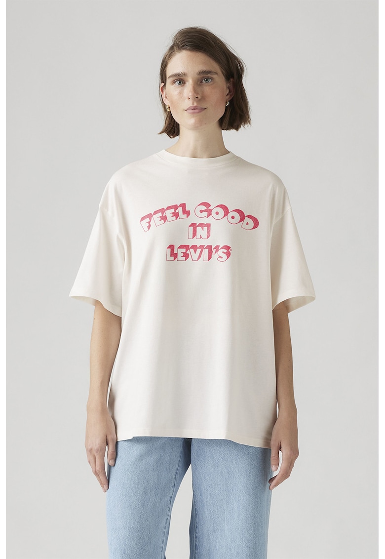Tricou supradimensionat cu logo