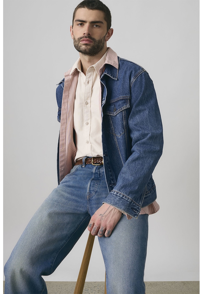 Blugi cu croiala ampla - Albastru