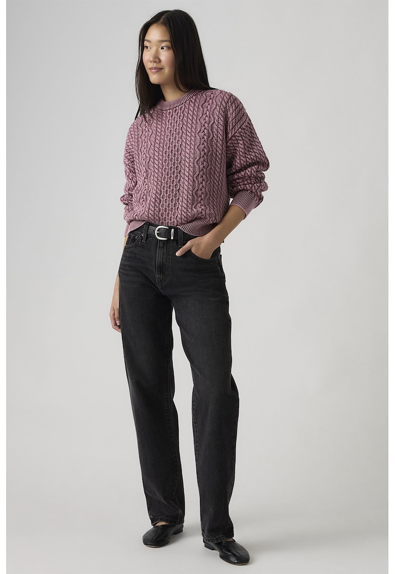 Blugi relaxed-fit Easy Dad - Gri antracit