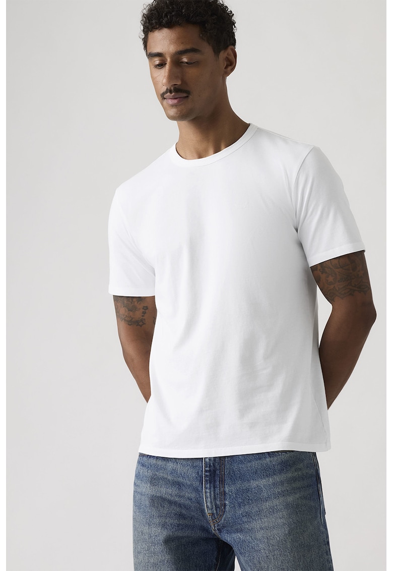 Tricou de bumbac Original Garment Dye - Alb optic