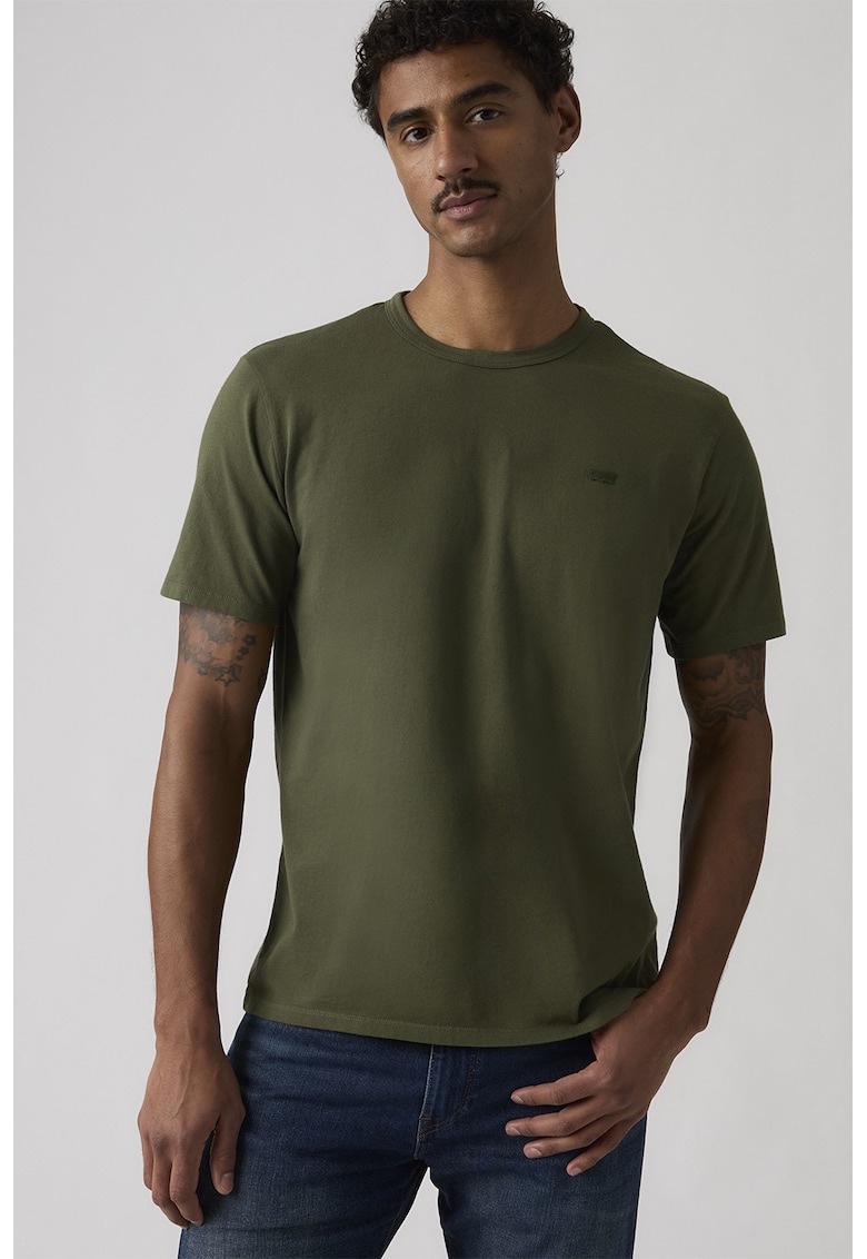 Tricou de bumbac Original Garment Dye - Kaki inchis