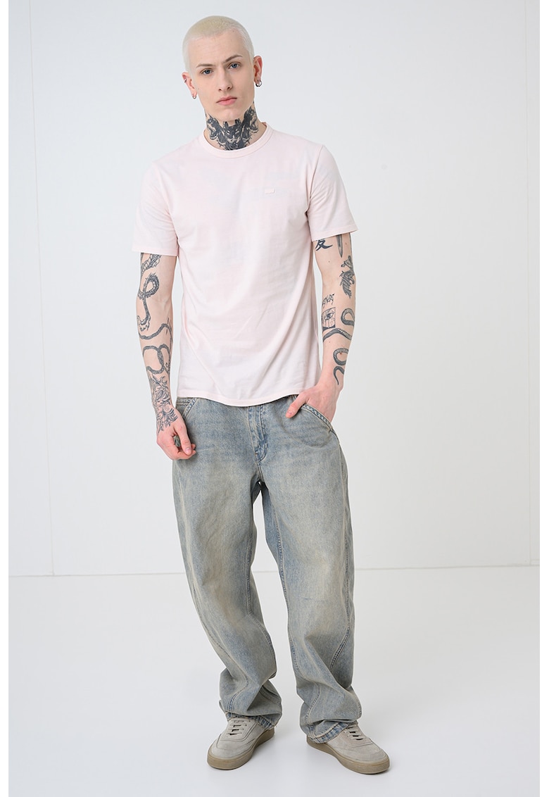 Tricou de bumbac Original Garment Dye - Roz pal