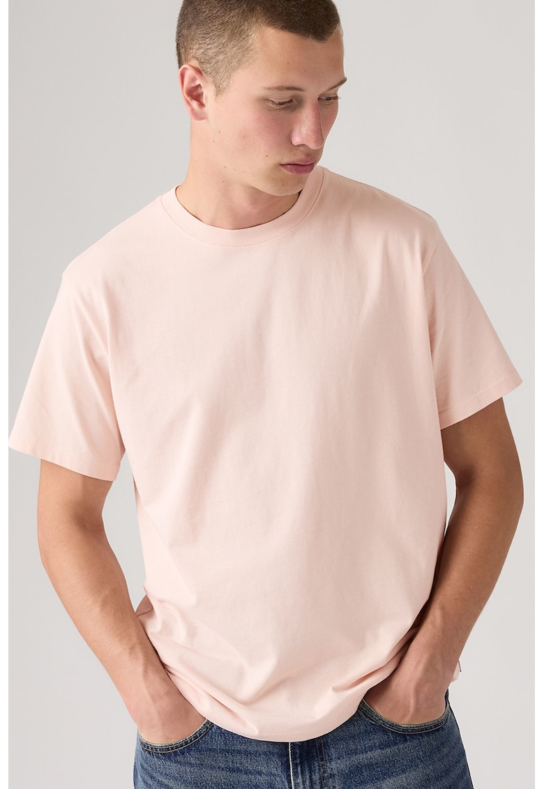 Tricou lejer din bumbac Essential - Piersica