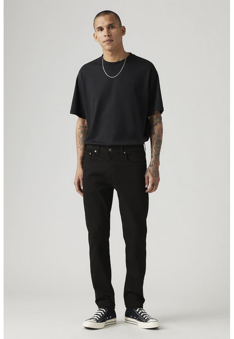 Blugi slim fit cu croiala conica 512 - Negru -