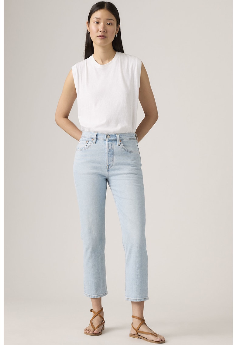 Blugi crop 501® Original - Albastru pal