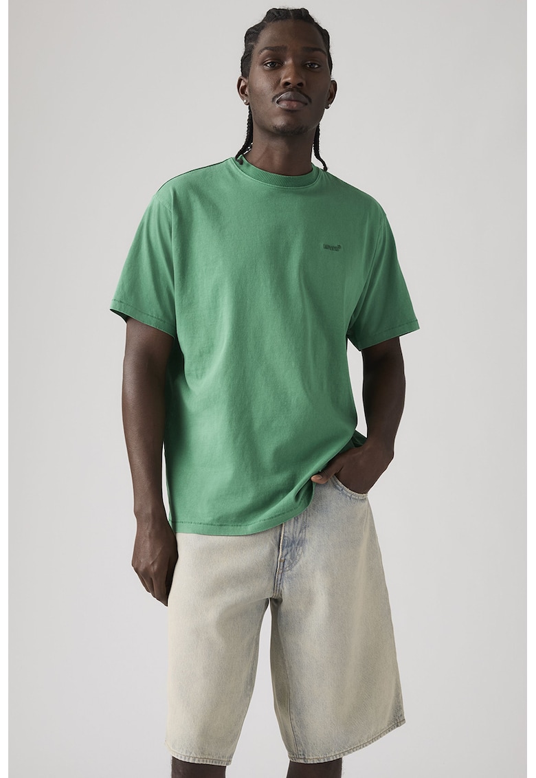 Tricou relaxed-fit din bumbac - Verde