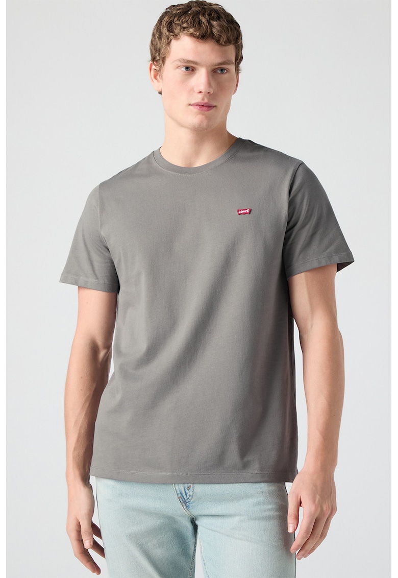 Tricou de bumbac Original Housemark - Gri cenusiu