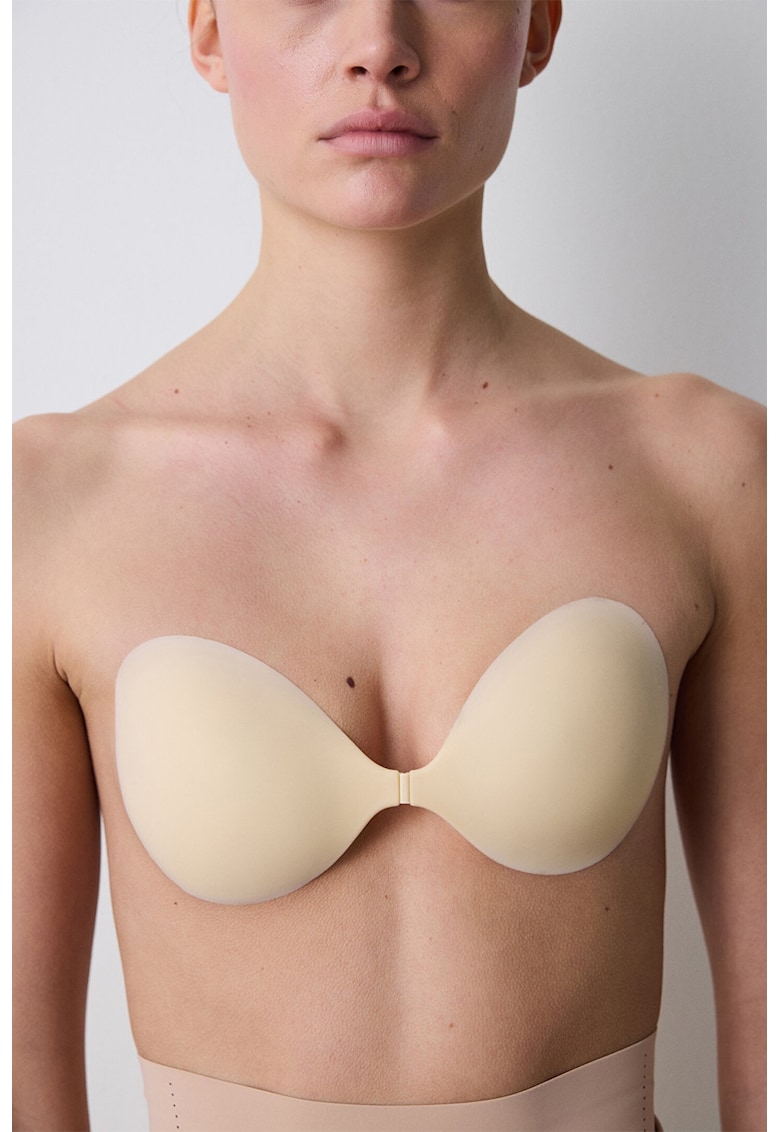 Sutien adeziv cu silicon - Bej deschis