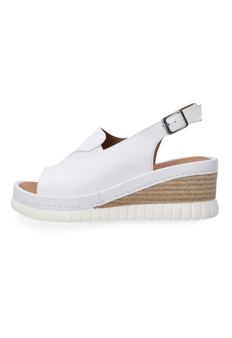 Sandale cu talpa wedge si catarama