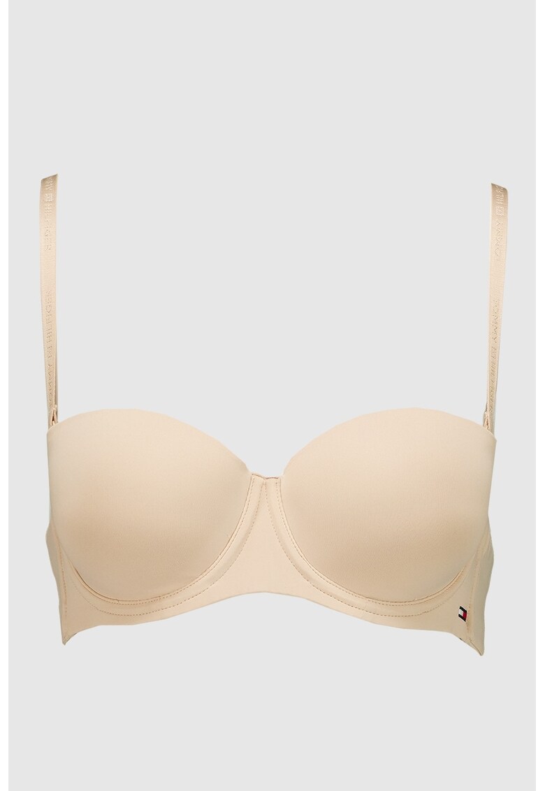 Sutien cu burete si sustinere metalica - Maro nisip