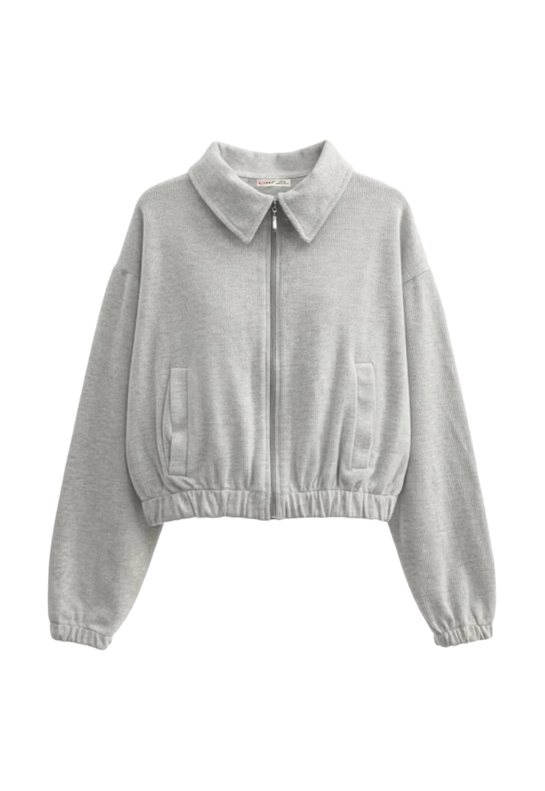 Jacheta dama - Gri - Textil