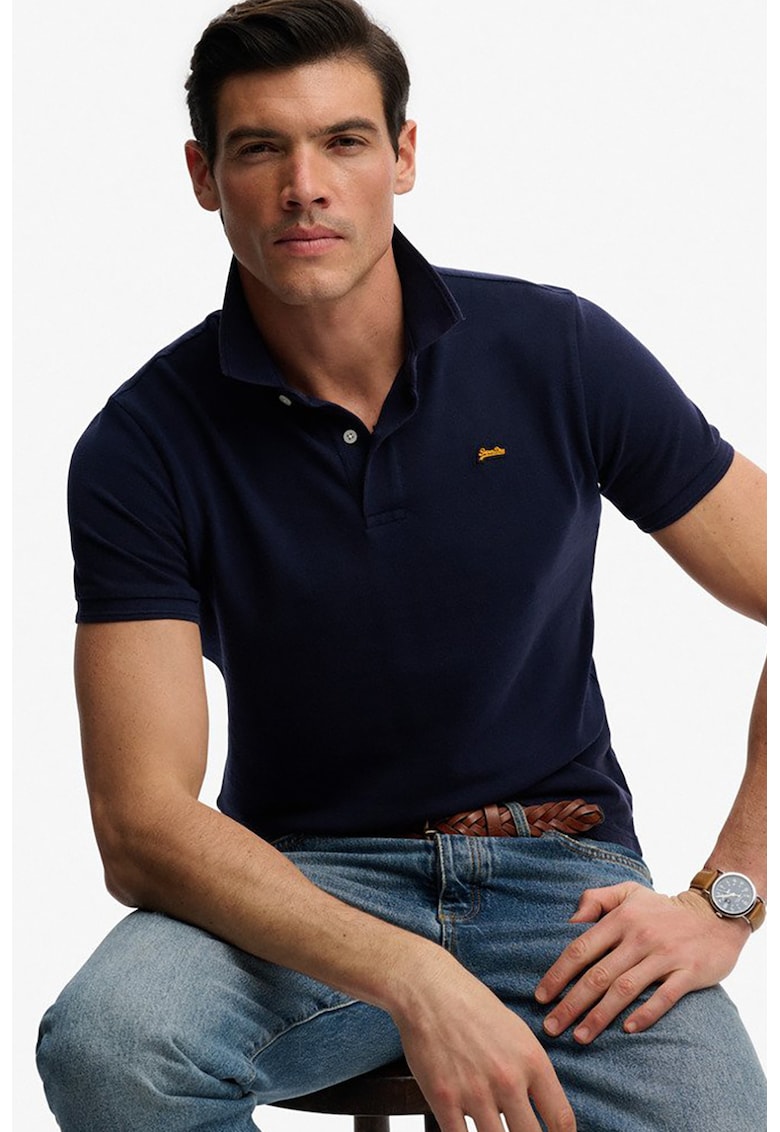 Tricou polo regular fit - Albastru ultramarin