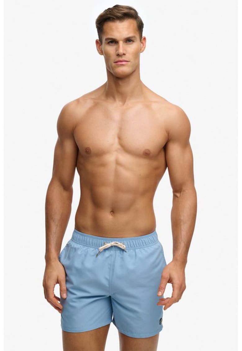Pantaloni scurti de baie cu snur - Albastru lavanda