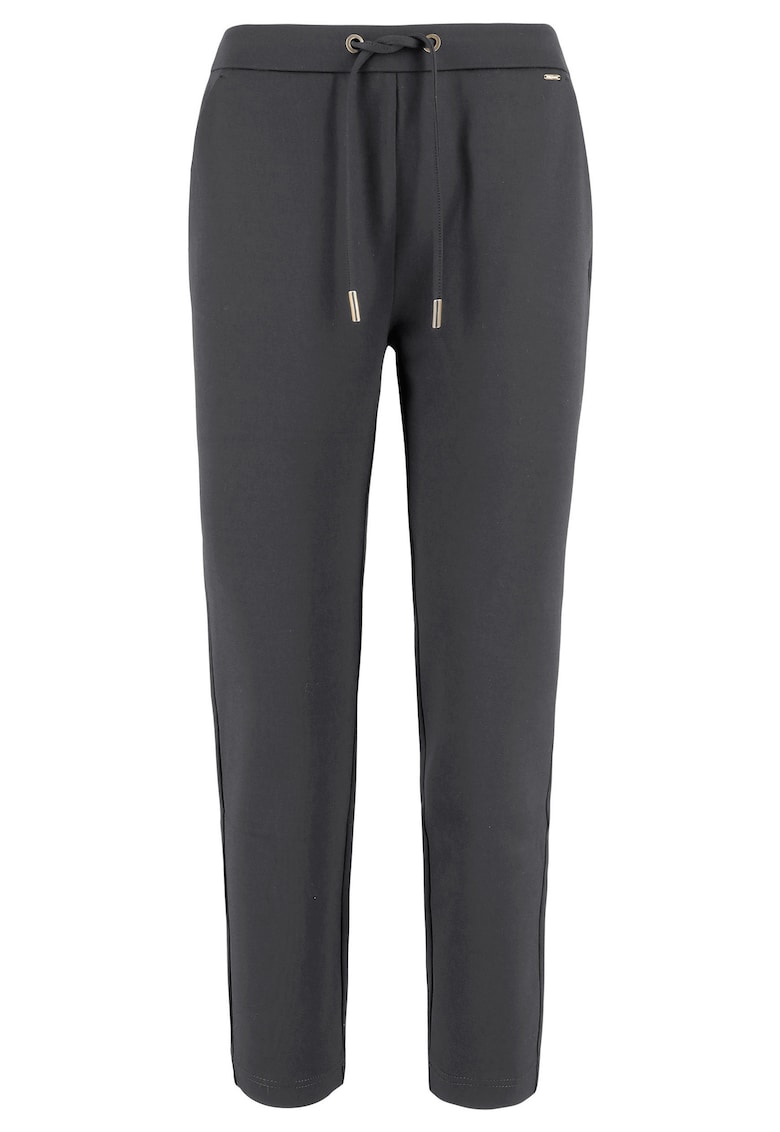 Pantaloni dama de trening - regular fit - N-Jenis - grafit - Gri grafit