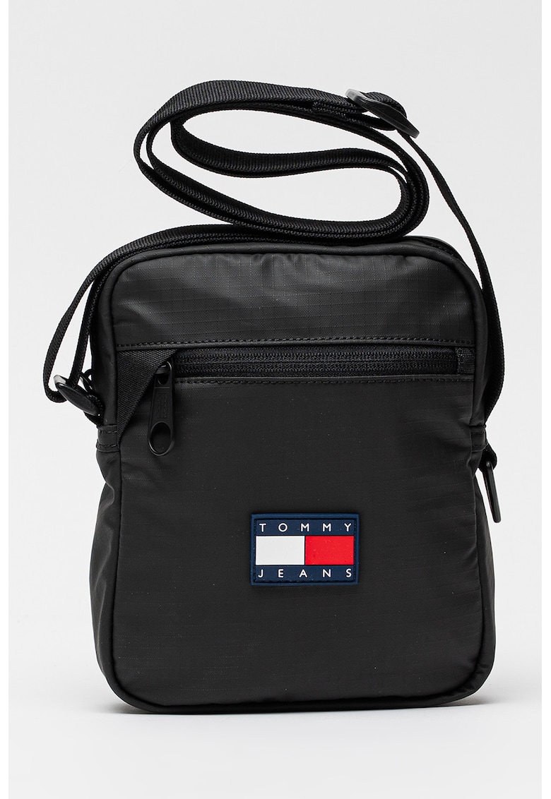 Geanta crossbody impermeabila Tech - Negru