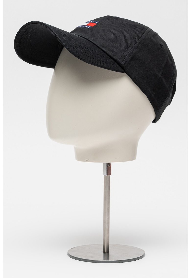 Sapca baseball de bumbac organic cu logo Heritage - Negru