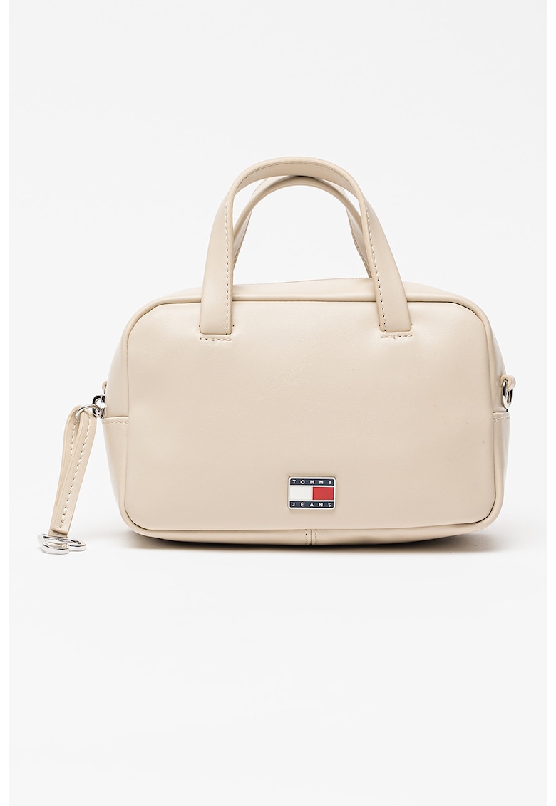 Geanta cu maner si bareta aditionala City Trunk - Maro camel