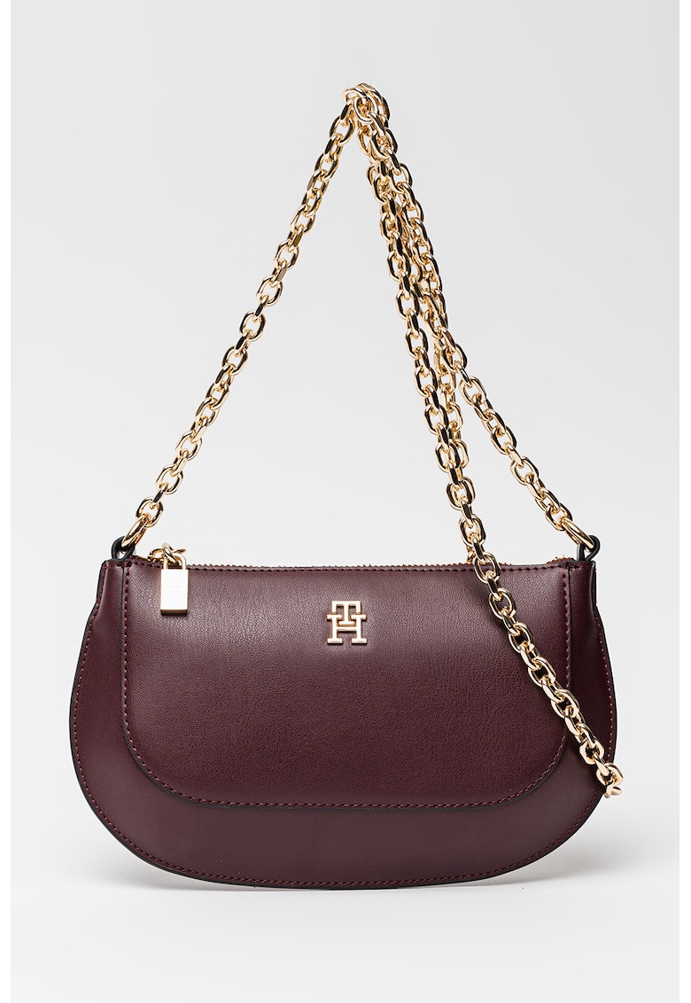 Geanta crossbody cu bareta de lant Glam - Violet tyrian