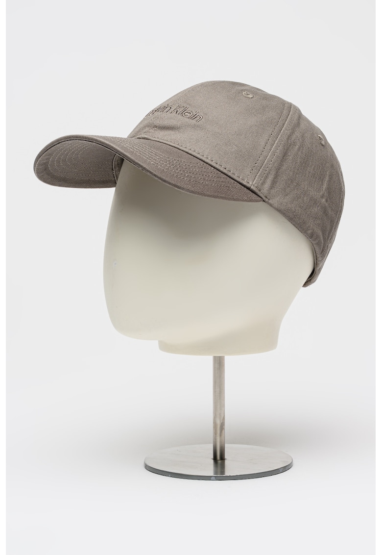 Sapca baseball cu logo brodat - Gri/Gri inchis