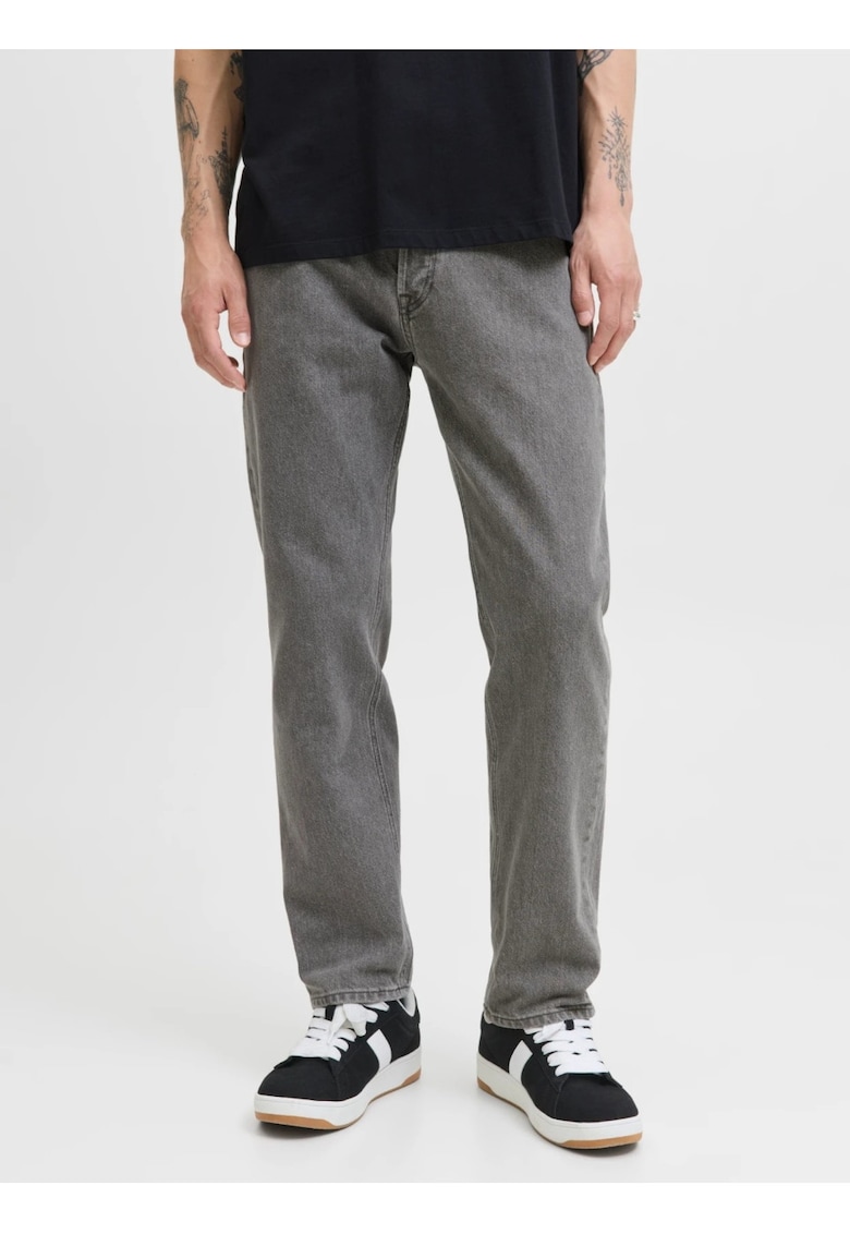 Blugi relaxed fit Chris - Gri - Gri