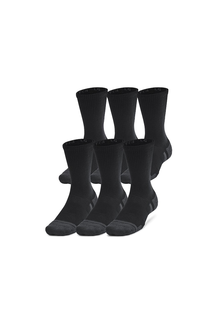 Set 6 Perechi Sosete Performance Tech High 1386242-003 - Barbati - Negru