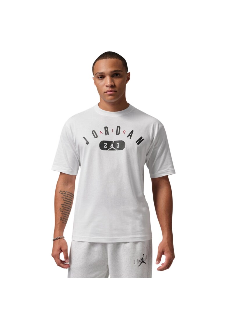Tricou City Crew 55863 - Alb