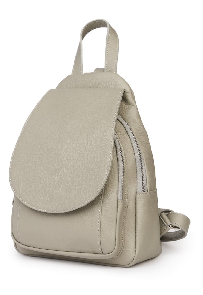 Rucsac din piele naturala Dante - Gri