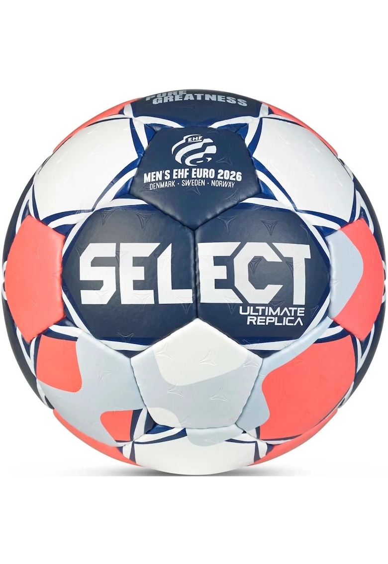 Minge handbal Ultimate Replica EHF EURO 2026 - bleumarin/portocaliu/alb - marimea