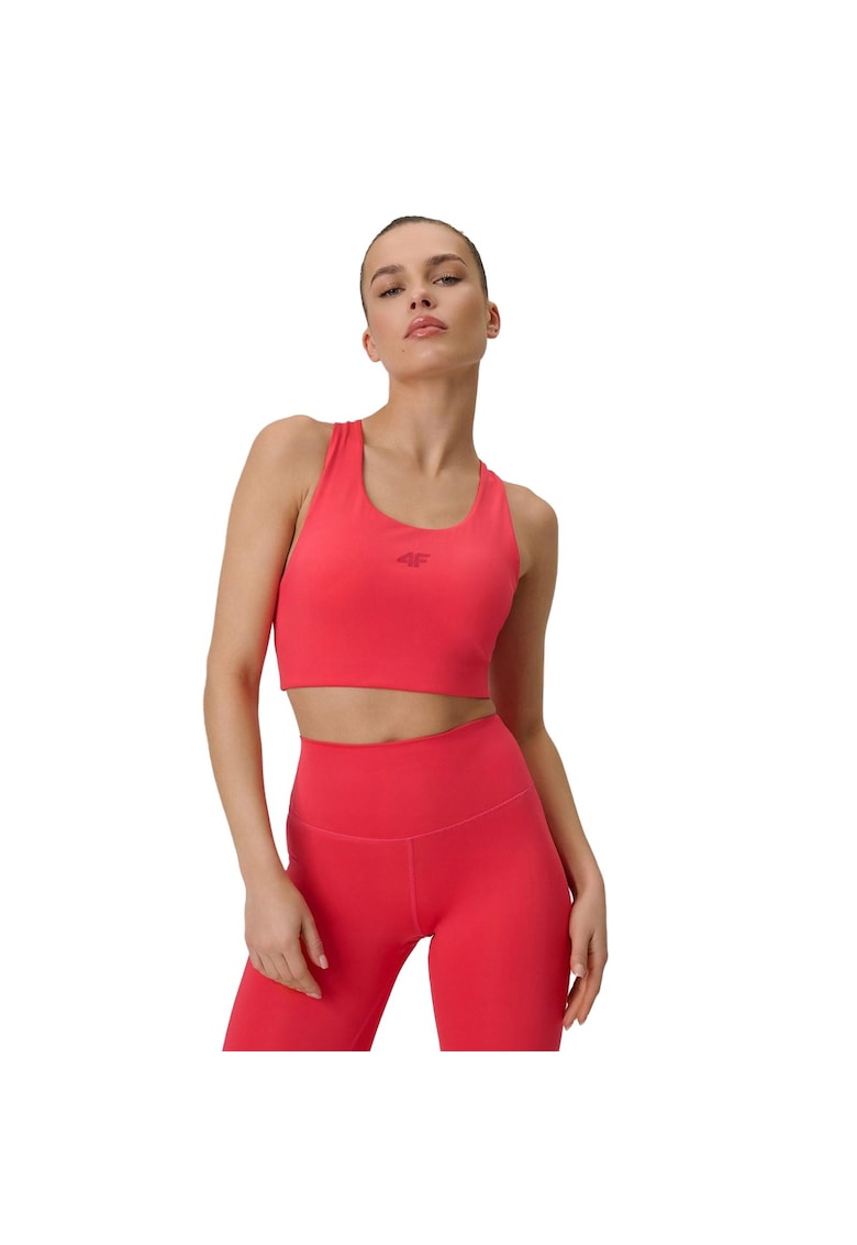 Bustiera sport dama - pentru antrenament - uscare rapida - rosie
