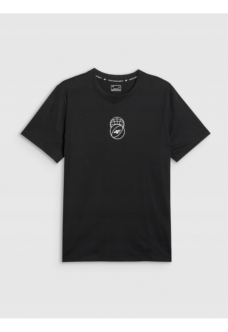 Tricou barbat negru - bumbac - regular - confortabil