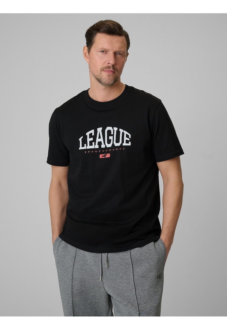 Tricou barbat negru - confortabil - bumbac