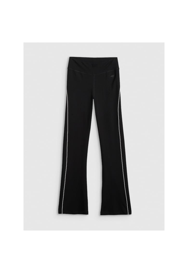 Pantaloni sport dama - mulati cu picioare largite - negru - bumbac